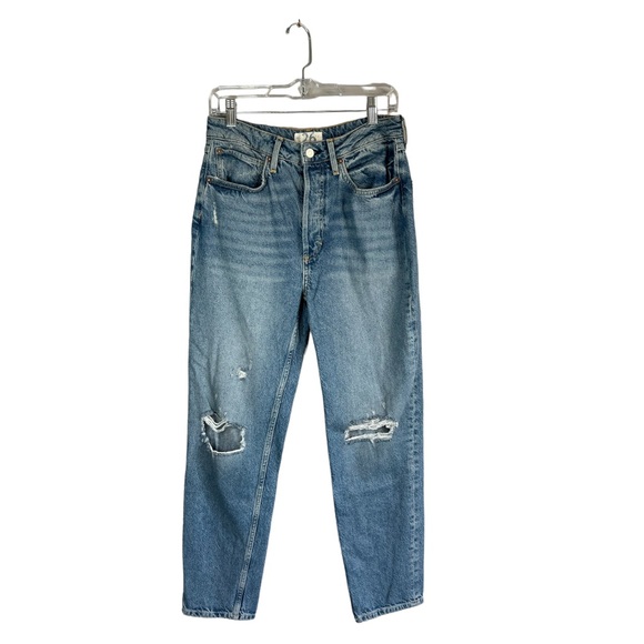 Free People Fast Times High Rise Mom Jeans - Picture 9 of 14